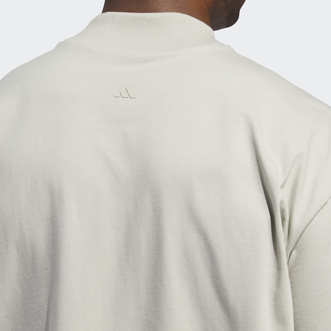 adidas Performance One Cotton Jersey Tee grijs 28142 4