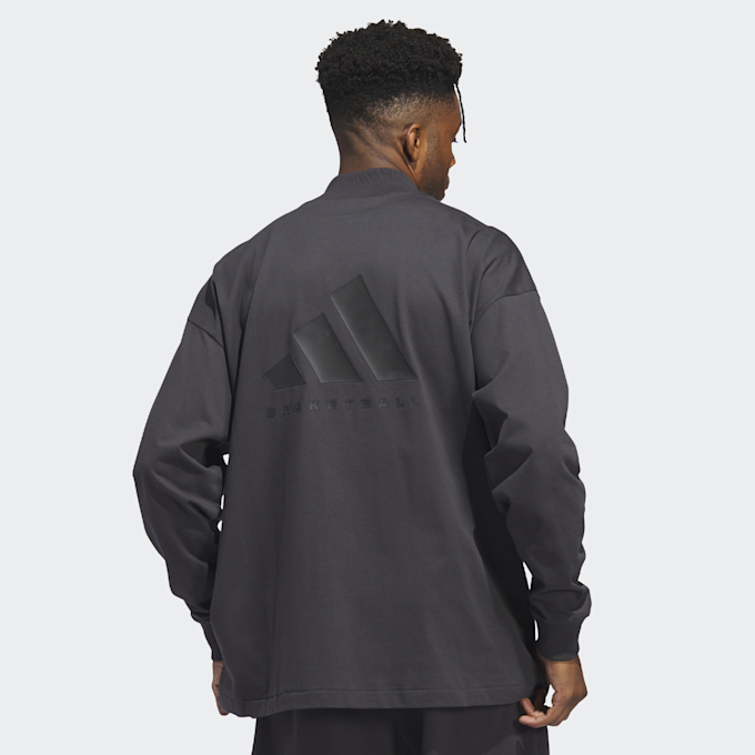 adidas Originals One Basketball Long Sleeve Tee cinzento 22899 2