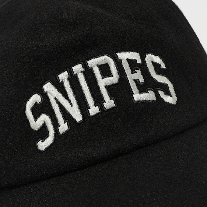 SNIPES College Logo Wool Blend 5-Panel Cap zwart 22901 4