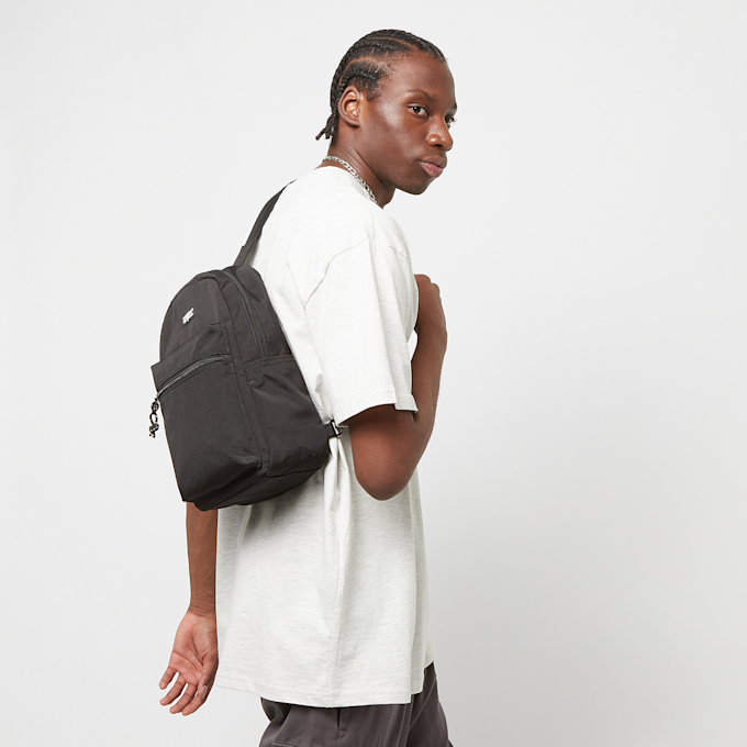 SNIPES Woven Label Basic Logo Backpack Sling Bag negro 22909 6