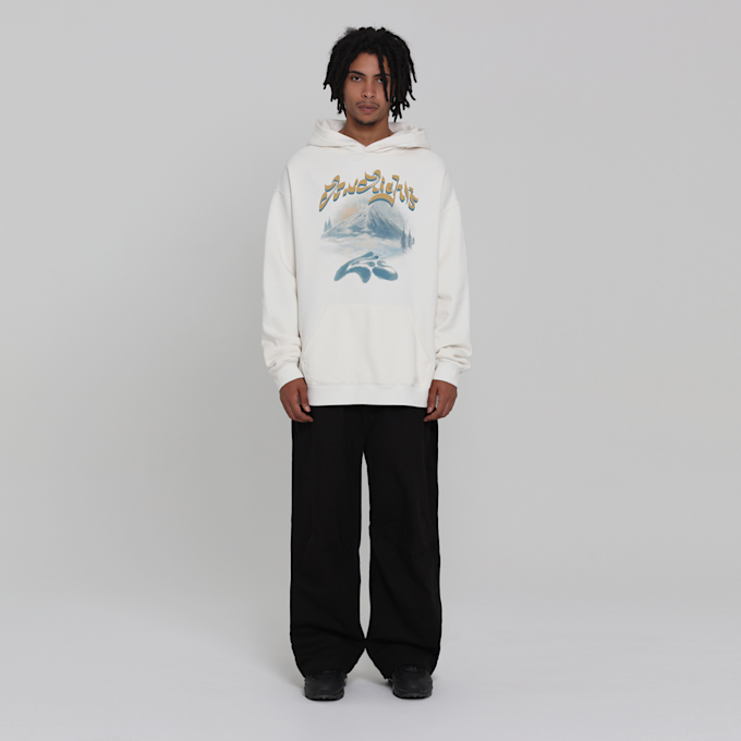 Low Lights Studios Mount Fuji Hoodie blanco 22910 4