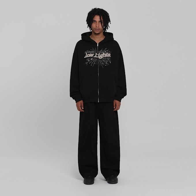 Low Lights Studios Hanabi Zip Hoodie preto 22913 4