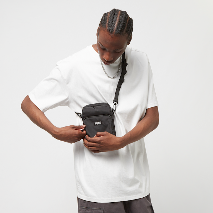 SNIPES Woven Label Basic Logo Small Bag zwart 22920 5