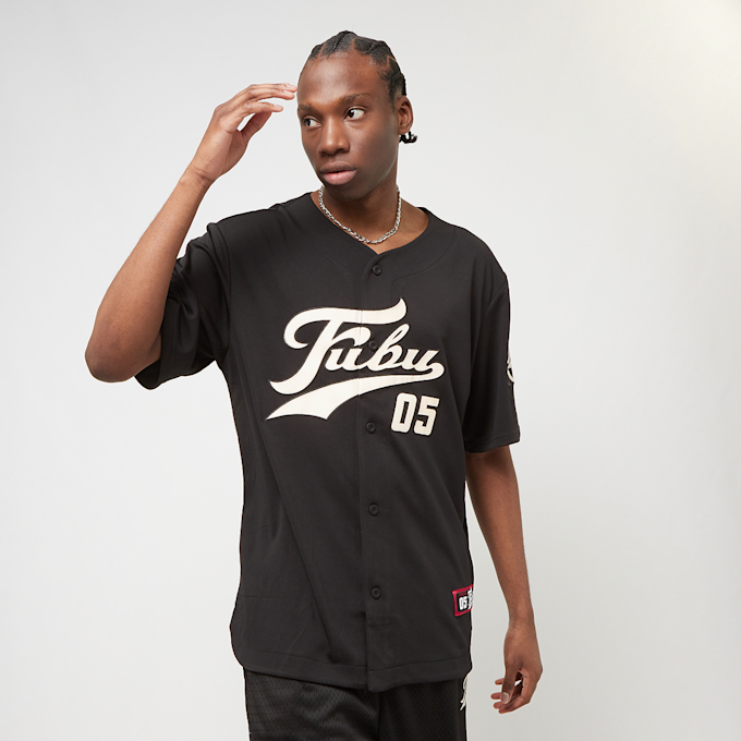 FUBU Varsity Baseball Jersey zwart 22949 1