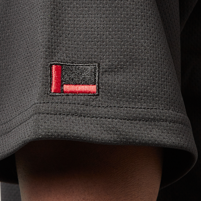 FUBU Varsity Baseball Jersey czarny 22949 6