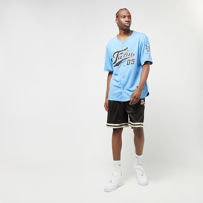FUBU Varsity Baseball Jersey blu 22963 6