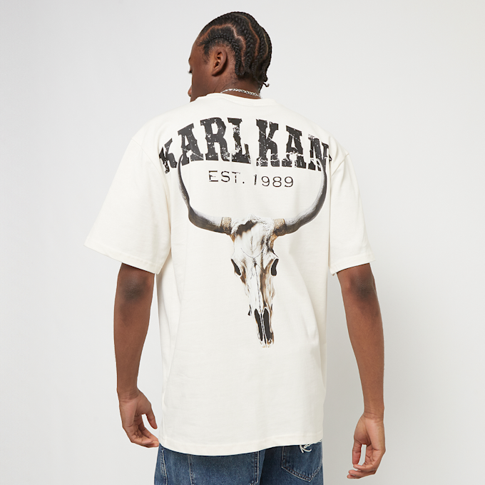 Karl Kani Small Signature Washed Heavy Jersey Skull Tee bianco 22979 1
