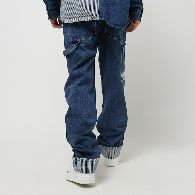 Karl Kani OG Stripe Block Denim Baggy Workwear Pants blauw 23005 2