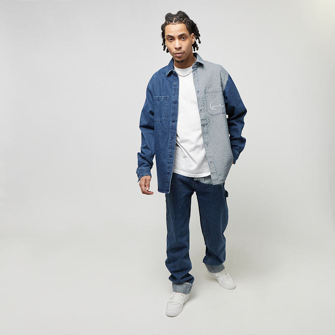 Karl Kani OG Stripe Block Denim Baggy Workwear Pants azul 23005 5