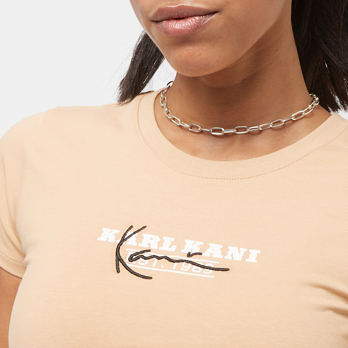 Karl Kani Small Signature Tight Tee beige 23024 3