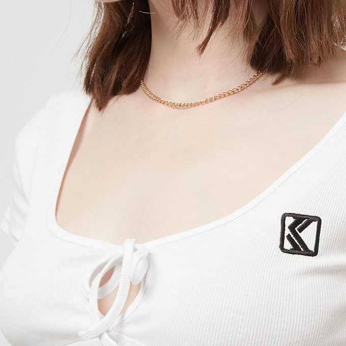 Karl Kani Og Corset Rib Tee blanc 23026 3