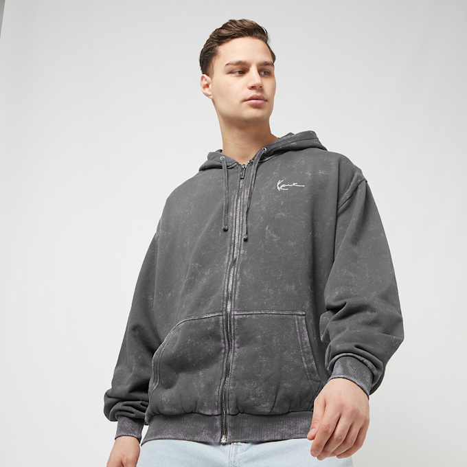 Karl Kani Chest Signature Os Heavy Sweat Full Zip Skull Hoodie szary 23038 2