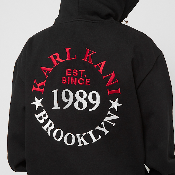 Karl Kani Chest Signature Oversize Full Zip Hoodie czarny 23040 4