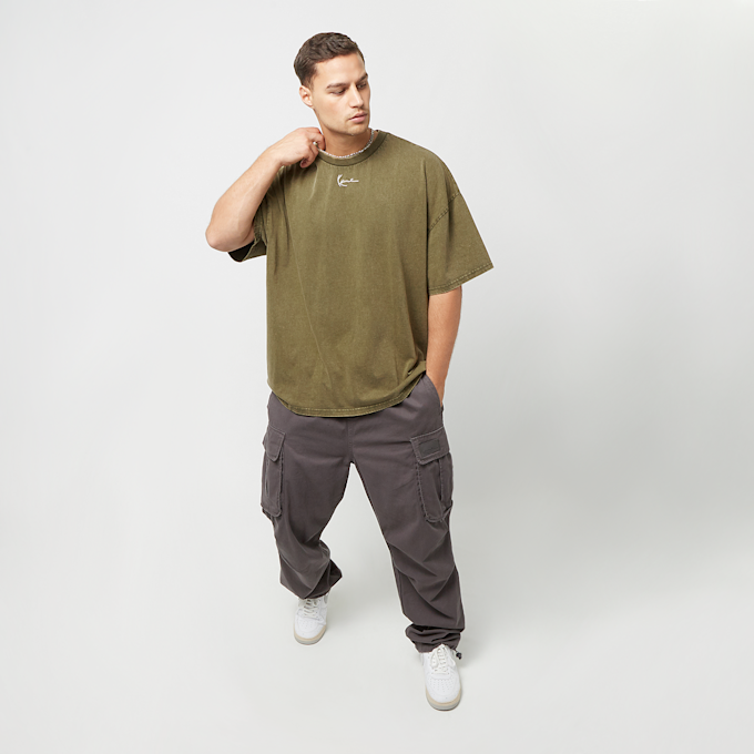 Karl Kani Small Signature Heavy Jersey Washed Boxy Tee vert 23168 4