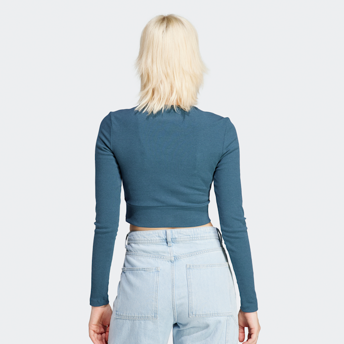 adidas Originals Essentials Cropped Rib Longsleeve schwarz 23175 2