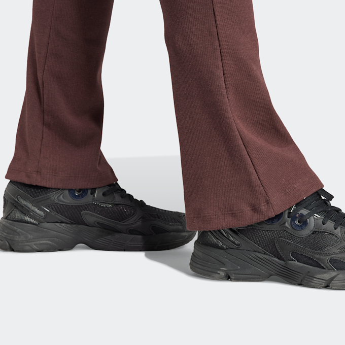 adidas Originals Essentials Rib Flared Leggings brązowy 23187 4