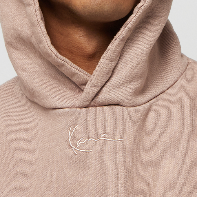 Karl Kani Small Signature OS Heavy Sweat Washed Hoodie marrón 23202 3