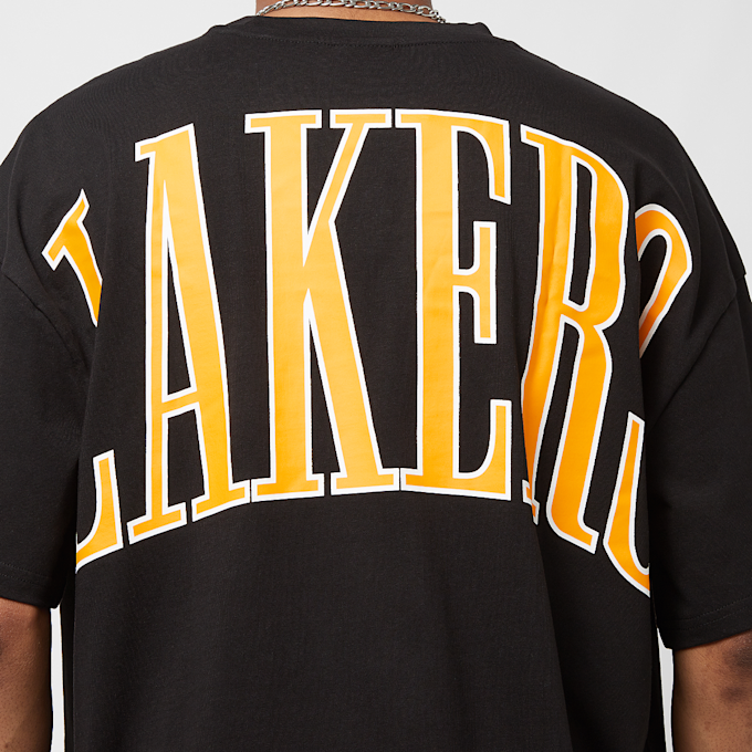 New Era NBA Arch WRDMRK Oversized Tee Los Angeles Lakers zwart 23251 4