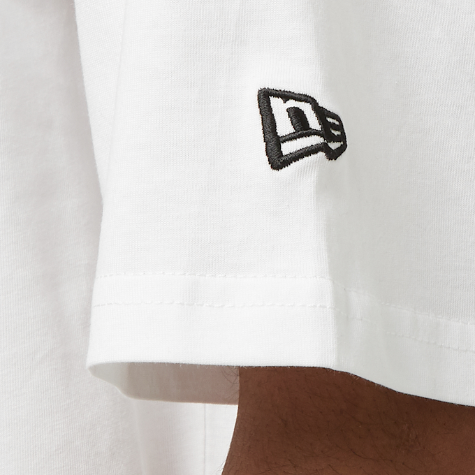 New Era Team Script Oversized Tee Brooklyn Nets blanc 23282 4