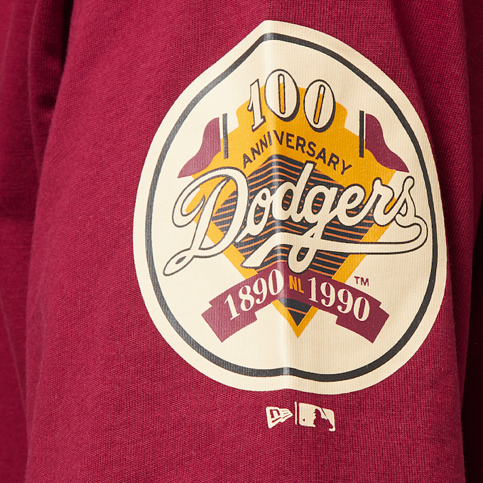 New Era MLB Large Logo Oversize Tee Los Angeles Dodgers vermelho 23292 6