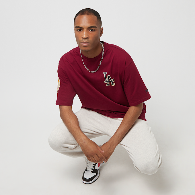 New Era MLB Large Logo Oversize Tee Los Angeles Dodgers rojo 23292 8