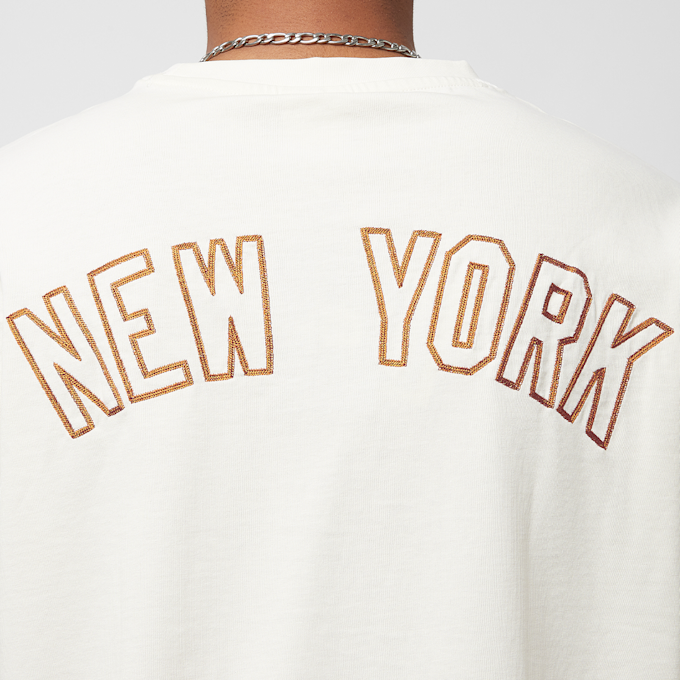 New Era MLB Yankees World Series Back Wordmark Oversize Tee beż 23305 3