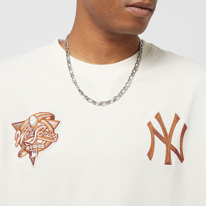 New Era MLB Yankees World Series Back Wordmark Oversize Tee beż 23305 4