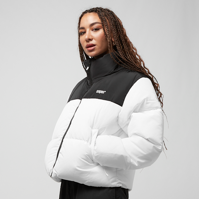 SNIPES Small Logo Short Puffer Jacket biały 23345 1