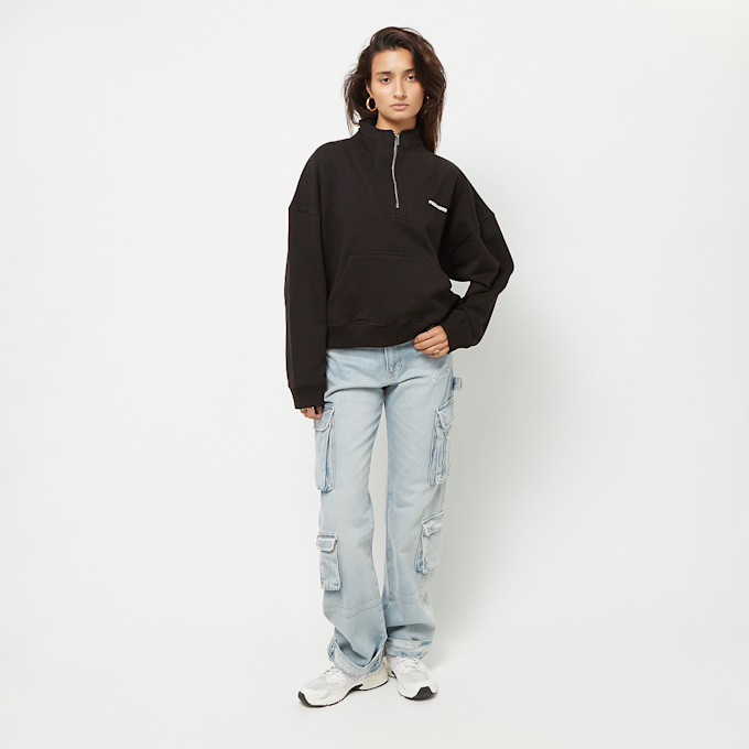 Pegador Vuku Logo Oversized Halfzip preto 23461 5