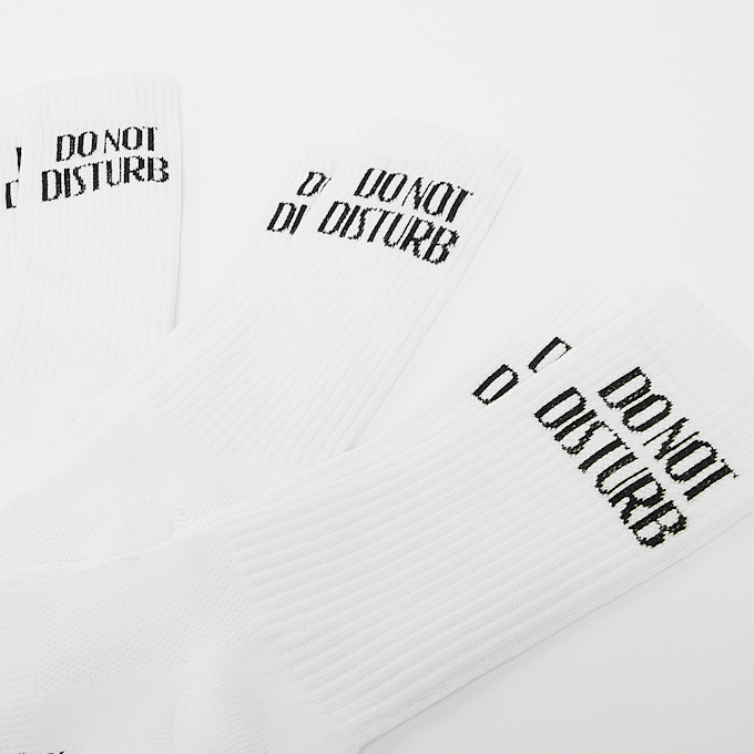 Pegador 3 PACK - Do not Disturb Socks blanco 23507 2
