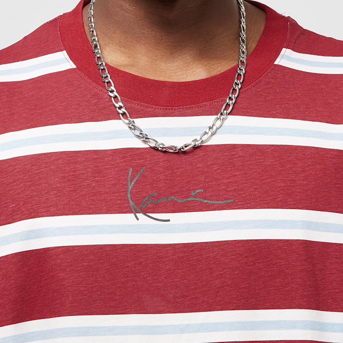 Karl Kani Small Signature Stripe Tee vermelho 23661 3