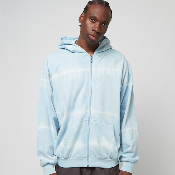 Karl Kani Chest Signature OS Stripe Tie Dye Hoodie blau 23670 1