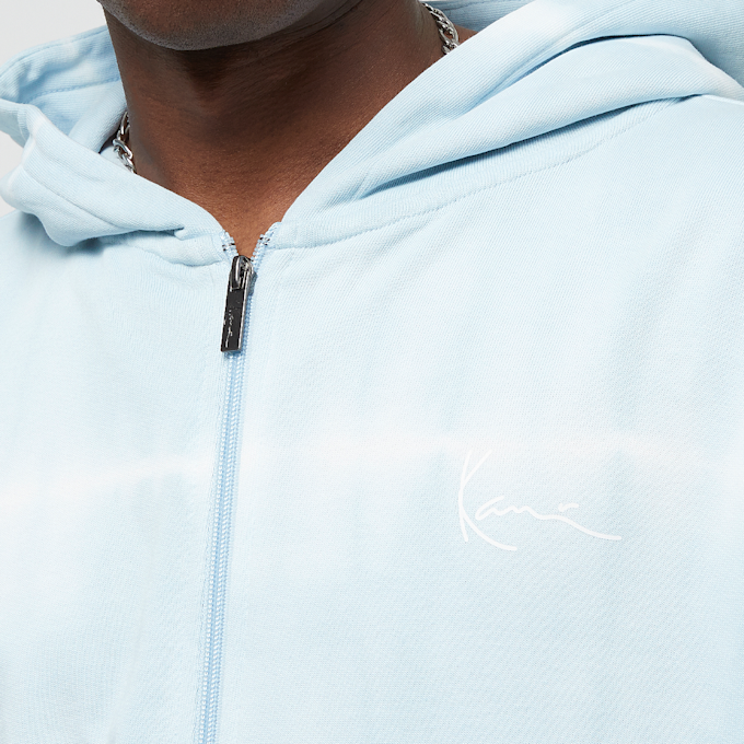 Karl Kani Chest Signature OS Stripe Tie Dye Hoodie bleu 23670 3