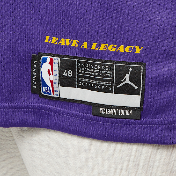 Nike   NBA Dri-FIT Swingman Jersey Los Angeles Lakers - Anthony Davis fioletowy 23686 4