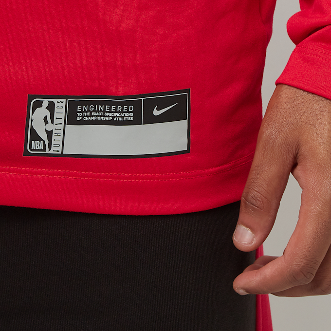 Nike NBA Chicago Bulls Dri-Fit Essential Print Longsleeve Tee rojo 23695 4