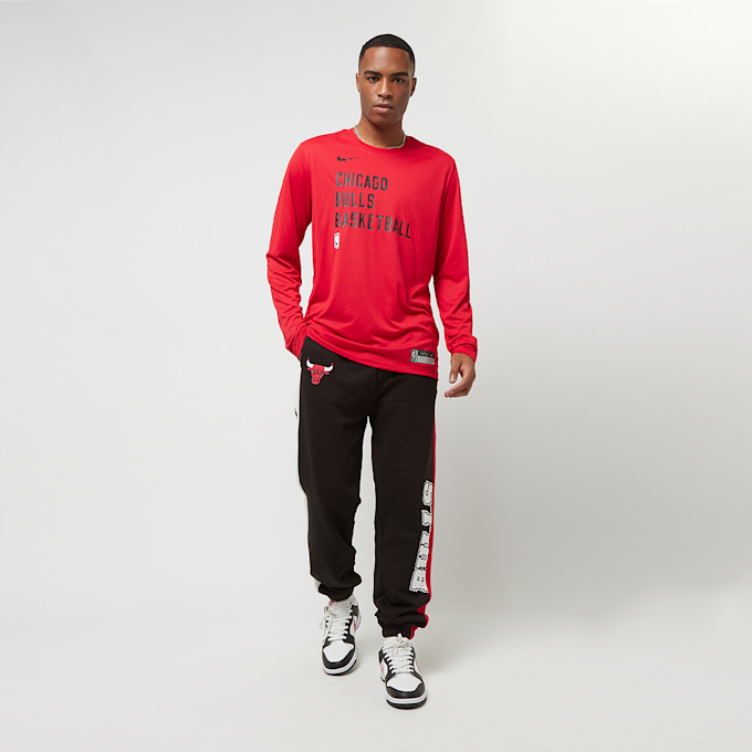 Nike NBA Chicago Bulls Dri-Fit Essential Print Longsleeve Tee rot 23695 5