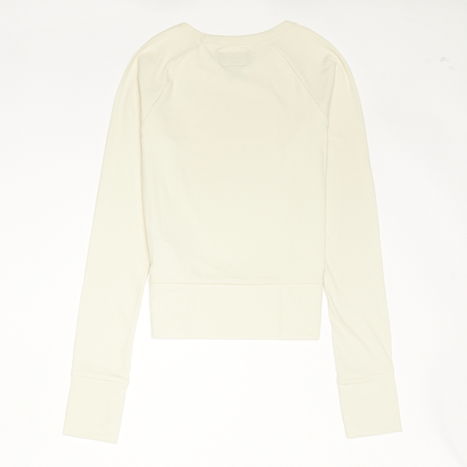 Converse Junior Long Sleeve Cardigan Knit Top weiß 23794 2