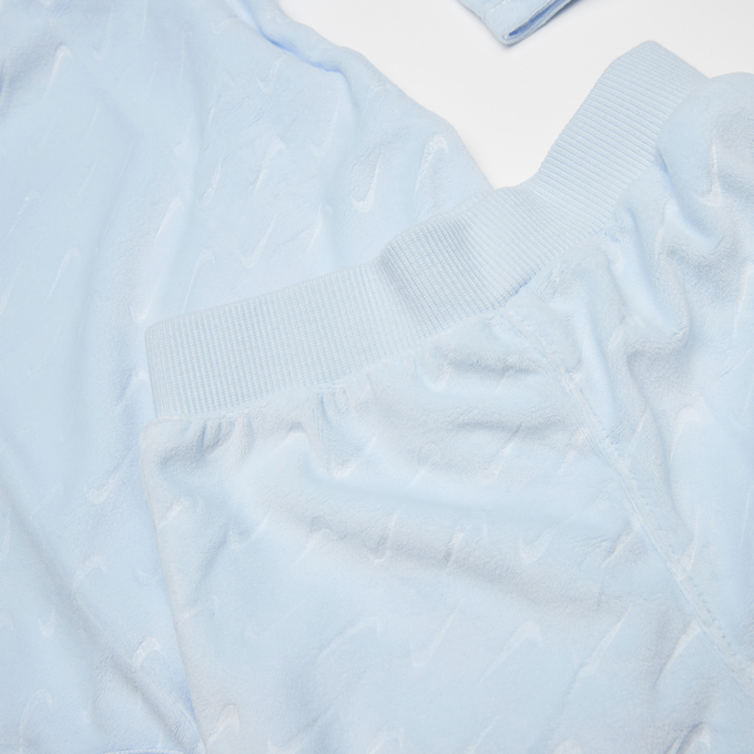 Nike Junior Velour Embossed Swoosh Set (4 Piece) blauw 23824 4