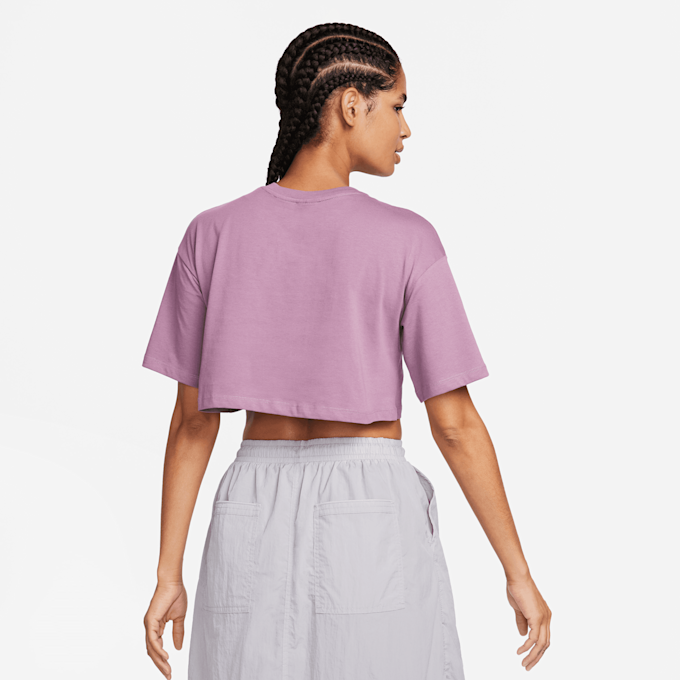 Nike Sportswear Trend Crop Tee czerwony 23847 2