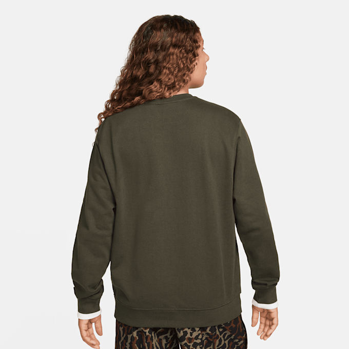 Nike Sportswear Fleece Crew-Neck Sweatshirt grau 23853 2