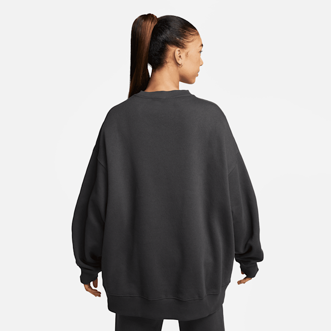 Nike Sportswear Oversized Fleece Crew-Neck Sweatshirt rot 23857 2