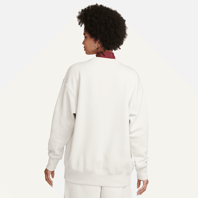 Nike Sportswear PHNX Fleece Oversized Crew bege 23872 2