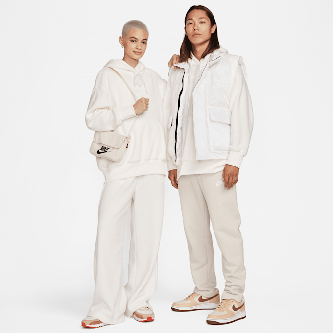 Nike Sportswear Plush Full-Zip Hoodie beż 23880 7