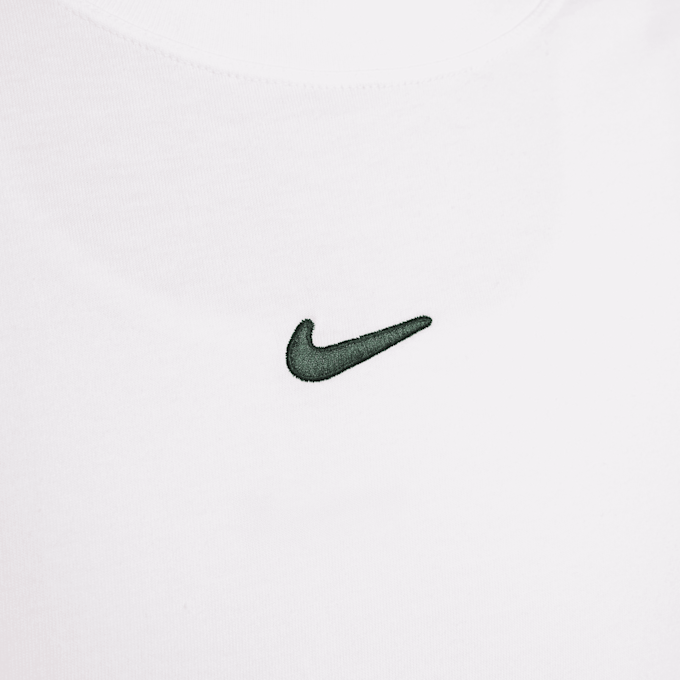 Nike Sportswear Long Sleeve Boyfriend Tee Print Swoosh bege 23915 4