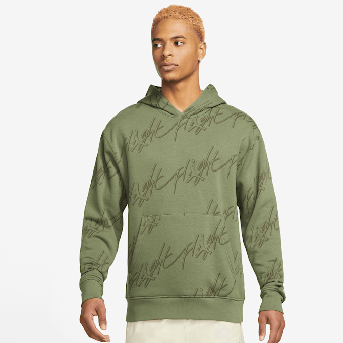 Jordan Essentials All Over Print Fleece Pullover zielony 23928 1