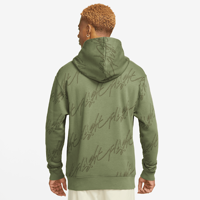 Jordan Essentials All Over Print Fleece Pullover grün 23928 2