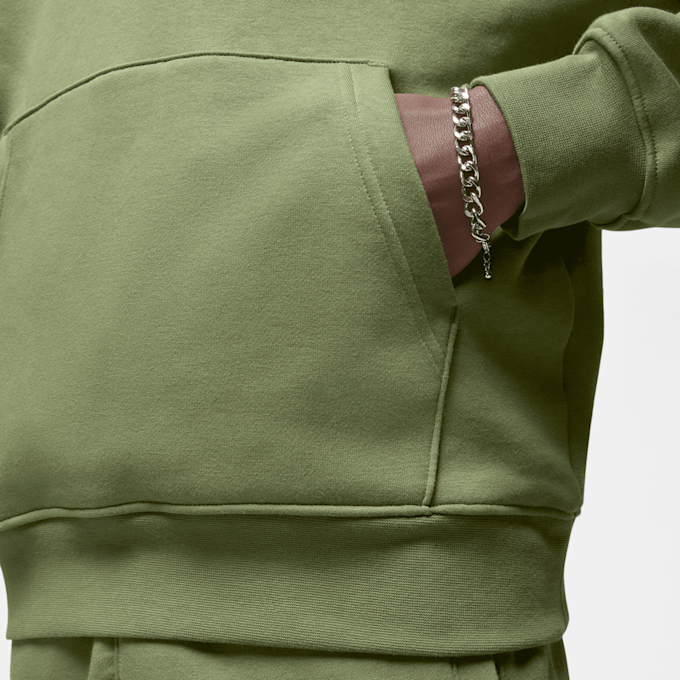 Jordan Essential Fleece Baseline Hoodie verde 23963 5