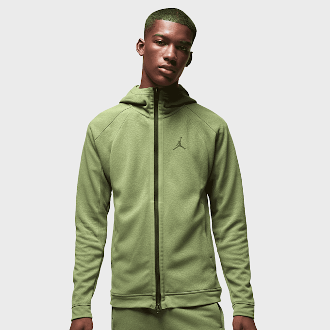 Jordan Dri-Fit Sport Statement All Over Print Air Full Zip grün 23981 1