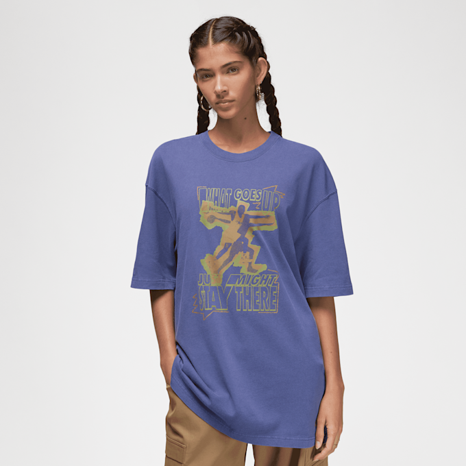 Nike Oversized Short Sleeve Tee Heritage lila 24037 1