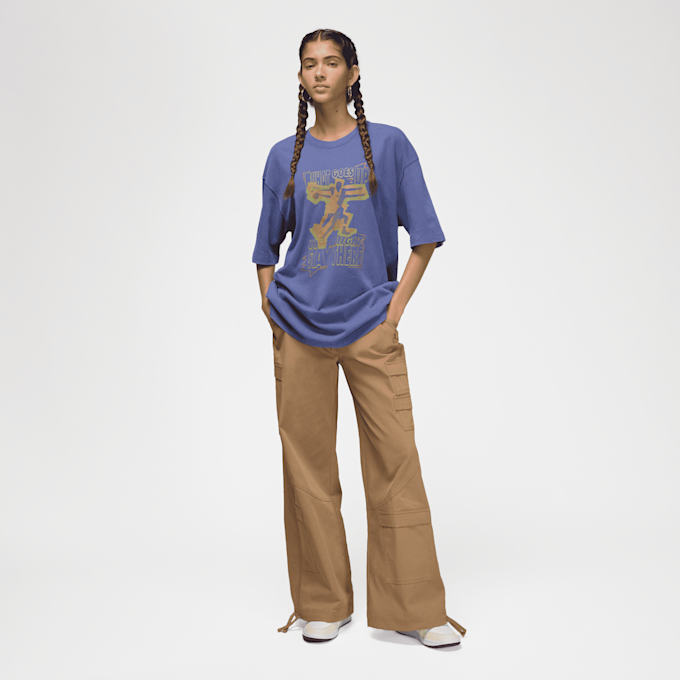 Nike   Oversized Short Sleeve Tee Heritage viola 24037 6